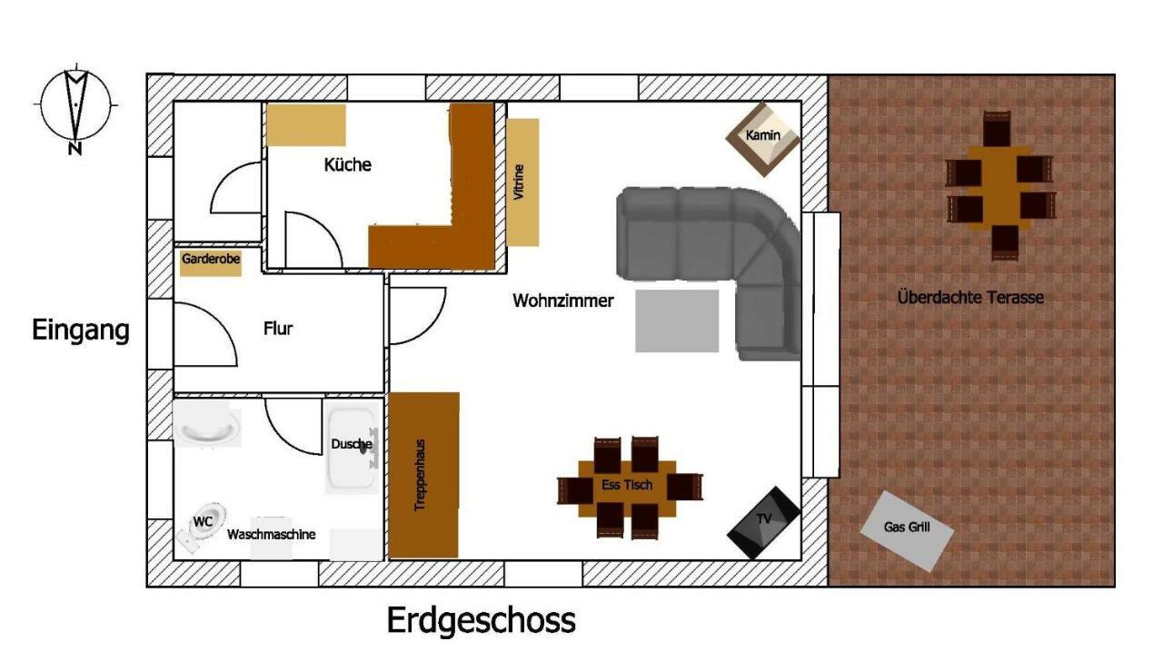 Ferienhaus Am Alfsee Rieste Eksteriør bilde